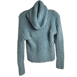 Warm & Cozy Women's Fuzzy Pullover Sweater Blue Size M Casual